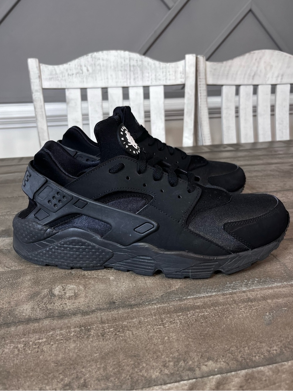 Nike Air Huarache Run Triple BlSz 13 Men’s